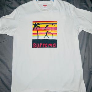 Supreme White Dunk T-Shirt